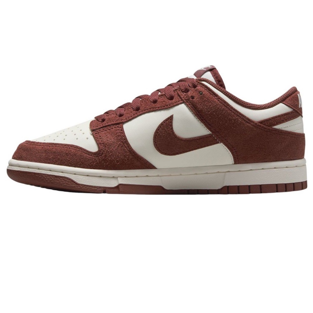 Nike Dunk Low Red Sepia and Cream Sneakers